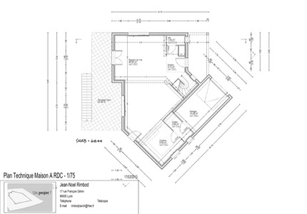Plan Technique Maison A RDC - 175_